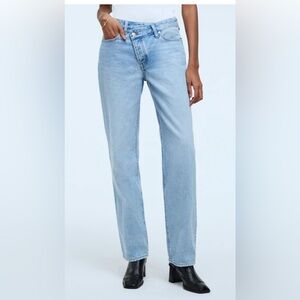 NWT MADEWELL Low Slug Straight Jeans size women’s 33